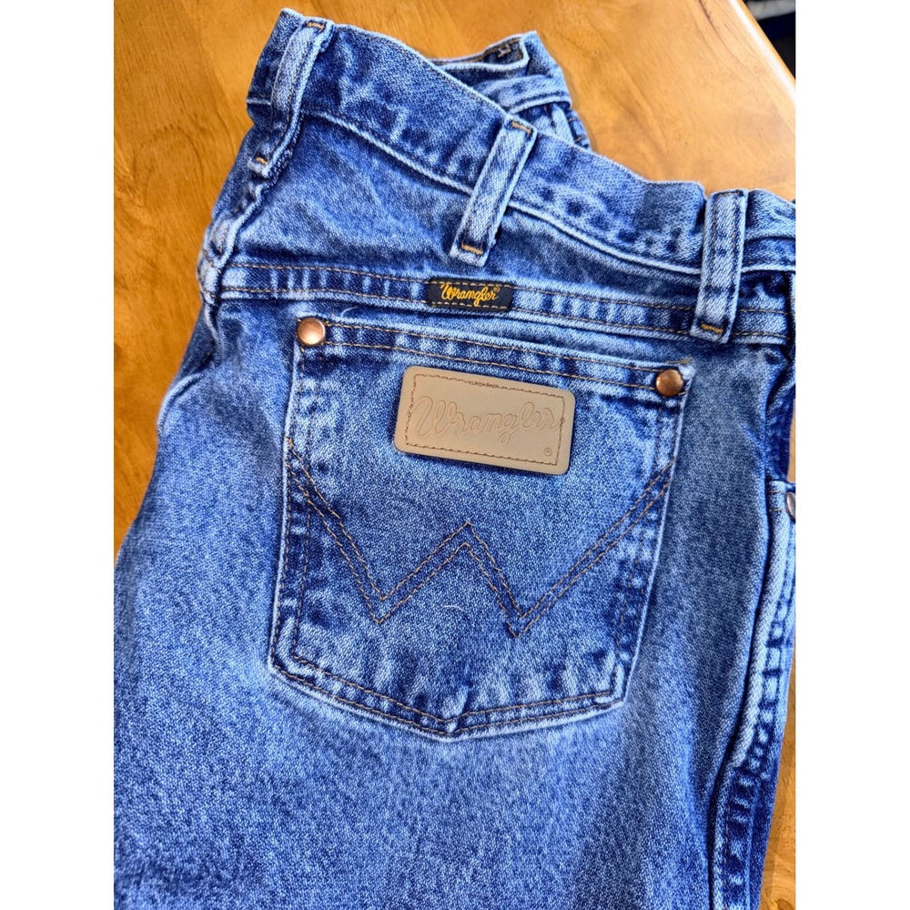 Wrangler Cowboy Cut Relaxed Fit Jeans Mens 30x32 Blue Denim 1013MWZGK 335 - Picture 2 of 8